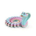 Adorno de serpiente cobra articulado impreso en 3D con vibrantes colores arcoíris - Estilo Arcoíris 2 / 34cm
