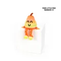3D printed pear little man toy in vibrant rainbow gradient finish for desktop decor - Pear Man / Rainbow No. 3