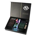 Set de couverts 24 pièces en acier inoxydable arc-en-ciel dans une boîte cadeau noire - Ensemble de 48 pièces / Couleur AB