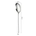 Large 304 stainless steel public serving spoon with a 24cm length and 85g weight - 304-public spoon