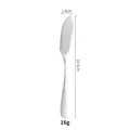Cuchillo para mantequilla de acero inoxidable 1010 de alta calidad, 14,5 cm y 16 g de peso - Cuchillo de mantequilla
