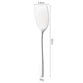 Durable 304 stainless steel cooking spatula and serving spoon, 25cm long, 5.4cm wide - 304-square shovel