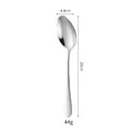 Cuchara de mango largo de acero inoxidable 1010 engrosado, 20 cm de largo y 44 g - Cuchara puntiaguda nº 1