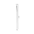 304 stainless steel coffee stirring spoon with long handle, 16cm length, 22g weight - Matte Stirring Spoon / 16cm / Silver