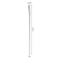 Professional 22cm long handle 304 stainless steel coffee stirring spoon with 1.3cm wide head - Matte Stirring Spoon / 22cm / Silver