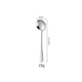 Cuchara de acero inoxidable con longitud de 11,2cm y ancho de cabeza de 3cm - Cuchara redonda nº 5