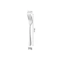Tenedor de postre de 14cm de acero inoxidable, peso 18g, para uso doméstico diario - Tenedor No. 4