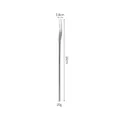 304 stainless steel dessert fruit fork with two tines, 16cm length and 20g weight - Bright Fruit Fork / 16cm / Silver