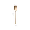 Rose gold 304 stainless steel hanging coffee spoon with 135mm length - Coffee Spoon / Rose Gold
