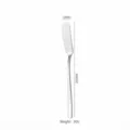 Premium 304 stainless steel butter knife with 165mm long handle and cheese spreader tool - 304 Stainless Steel / Silver