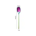 Rainbow iridescent hanging coffee spoon made of stainless steel with 135mm length - Coffee Spoon / AB Color