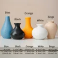 Minimalistisches fünfteiliges Keramikvasen-Set für moderne Heimdeko - 5er-Set Mehrfarbig