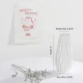 Jarrón geométrico moderno de cerámica blanca para hogar, altura 19cm y diámetro 5,5cm - Cuiwei (Estilo de Superficie Plegada) / Altura 19cm x Diámetro 5.5cm