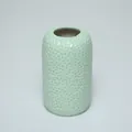 Moderne hellgrüne Keramikvase mit Textur für Heimdeko und Blumenarrangements - Mittlerer Zylindrischer Stil / Pflaumengrün (Mittel)
