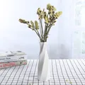 Vaso minimalista in ceramica bianca a spirale per fiori secchi e decorazioni casa - Stile Texture a Spirale (Tianluo)