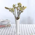 Moderner minimalistischer weißer Keramikvase für Trockenblumen Heimdekoration SKU - Welliger Rand Stil (Jiaren)
