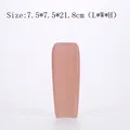 Vase rustique en céramique rose pour fleurs séchées, déco, hauteur 21,8 cm, fini texturé - M / Rose