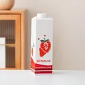 Creatieve keramieken vaas in de vorm van een aardbeien sap pak voor modern interieur - Vierkante Aardbeivaas