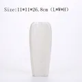 Elegant speckled white ceramic flower vase for modern home decor, size 11x11x26.8cm - L / Spotted Beige