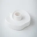 Bougeoir en céramique blanche de style nordique minimaliste en forme de pomme - Forme de Pomme (Blanc Mat)