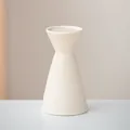 Bougeoir minimaliste en céramique de style nordique avec finition mouchetée naturelle - Style Début d'Été (Beige)