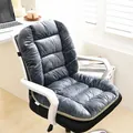 Premium soft grey electric heated seat cushion with backrest for home office chairs - Black and Gray