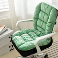 Soft green electric heated seat cushion and backrest integrated for office chair - Bean Green