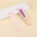 Bolsa de regalo de organza rosa con cordón para funda de abanico de mano de 23cm - 6x25.5cm / Rosa