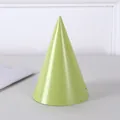 Lebhafter macaron grüner Papierkegel Partyhut, 16cm hoch, für schöne Geburtstagsfeiern - Einzelstück (HQ175) / Grasgrün