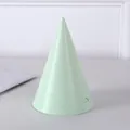 Hellgrüner Macaron-Kegel-Geburtstagshut für Kinderparty-Dekorationen und Zubehör - Einzelstück (HQ175) / Cyan