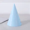 Hellblauer 16cm Papierkegel-Partyhut für Kindergeburtstagsfeiern und Dekorationen - Einzelstück (HQ175) / Hellblau