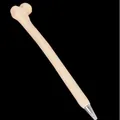 Bolígrafo original con forma de hueso con un diseño realista en plástico blanco - Estilo de Hueso E / Blanco Roto