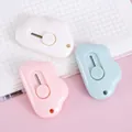 Cute mini cloud-shaped utility box cutters in pastel pink, blue, and white colors - Cloud Style