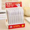 Pack of 40 AIHAO 2B 0.7mm mechanical pencils with clear barrels for school exams - 0.7mm