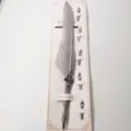 Σετ vintage πένας με φτερό και 5 ανταλλακτικές μύτες από ανοξείδωτο χάλυβα για γραφή - Σετ 6 τεμαχίων / Γκρι