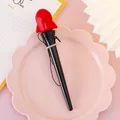 Creative rocket-shaped slow rebound ballpoint pen for student stress relief gift - Red Rocket