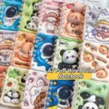 Colección de cuadernos de espiral A7 con bonitos diseños de pandas y animales - Color aleatorio