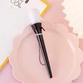 Creative rocket-shaped ballpoint pen with slow-rebound topper for stress relief - White Rocket