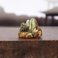 Miniatur Kunstfelsen Berg Ornament für Zen Landschaft und Teetisch Dekoration - Stil E