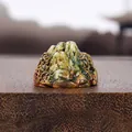 Detailliertes Miniatur-Zen-Steingarten-Ornament für chinesische Bonsai-Gartendekoration - Stil G