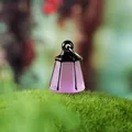 Mini linterna luminosa rosa para decoración de jardín de bonsái de micro paisaje - Estilo de Linterna Única / Púrpura Luminoso
