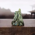 Handgefertigte Miniatur-Felsengartenfigur aus Keramik für Zen-Bonsai- und Teetischdekoration - Stil S