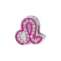 Rosa Löwe Sternzeichen Charm-Perle mit klaren Kristallen für DIY-Schmuckarmbänder - Löwe(#10)
