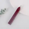 Vintage burgundy sealing wax stick with wick for elegant envelope invitation stamping - Fuschia