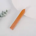 Vintage pearlescent gold sealing wax stick with wick for envelope stamping - Orange