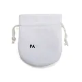 Elegante bolsa de terciopelo blanco con cordón para joyas pulseras y pequeños regalos - Drawstring Velvet Pouch