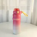 Pink gradient 316 stainless steel insulated water bottle with dual-drink lid - 560ml / Gradient Pink