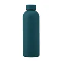 Dark teal matte finish 304 stainless steel sports vacuum flask with leak-proof lid - 500ml / Lake Green