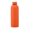 Premium orange stainless steel insulated water bottle with a sleek matte finish - 350ml / Orange
