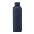 Professional navy blue matte 304 stainless steel vacuum insulated sports water bottle - 350ml / Azure Blue